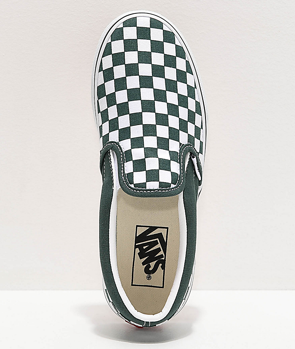 green checkered vans