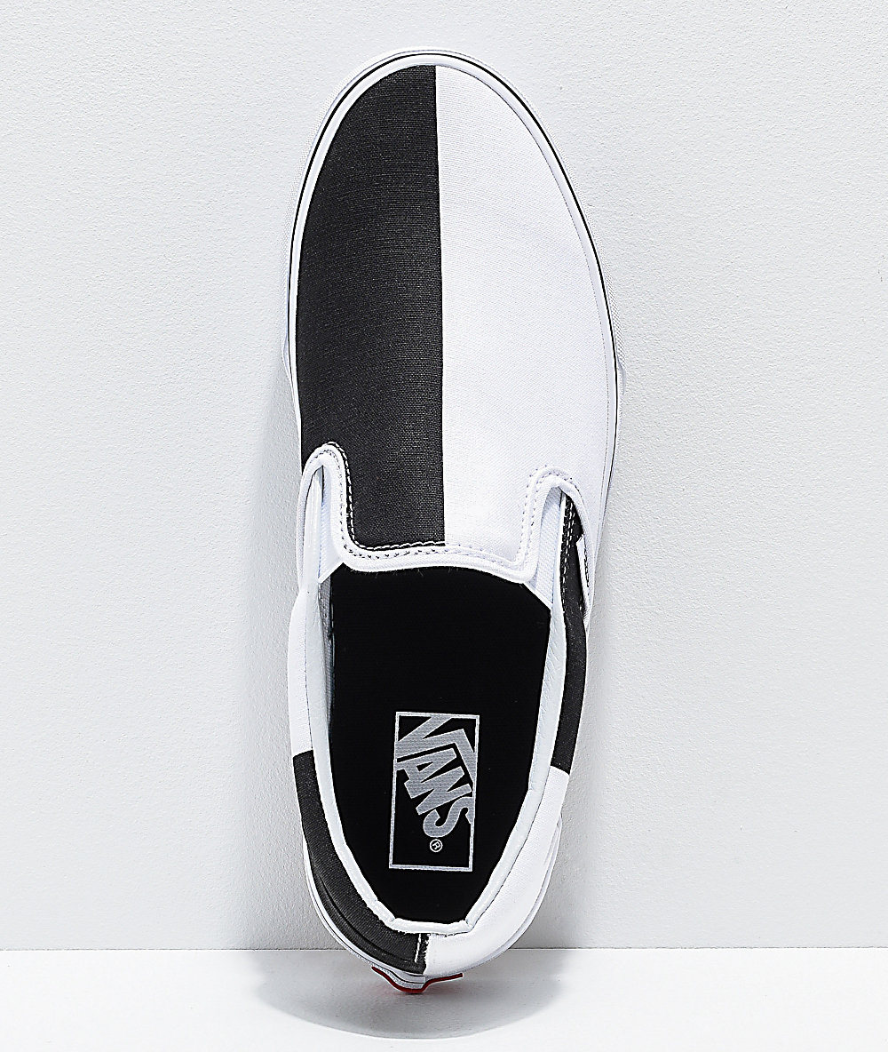 mega checker slip on vans