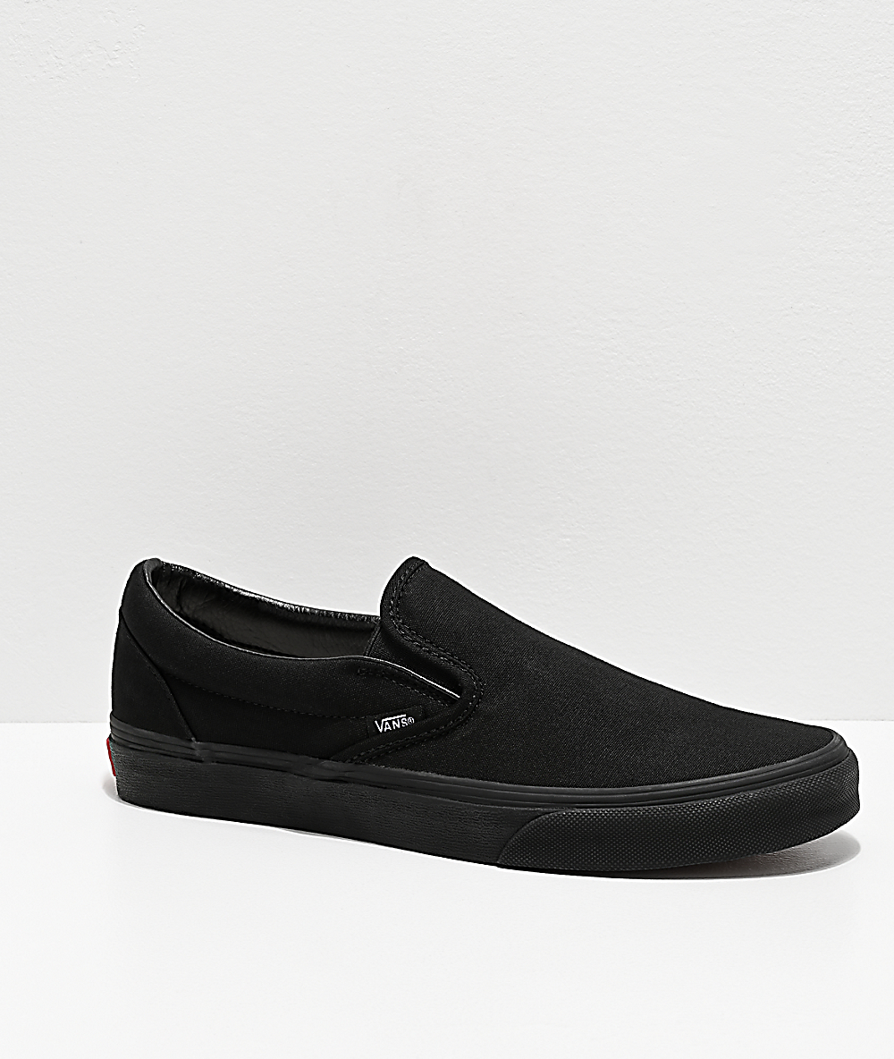 black vans shoes zumiez