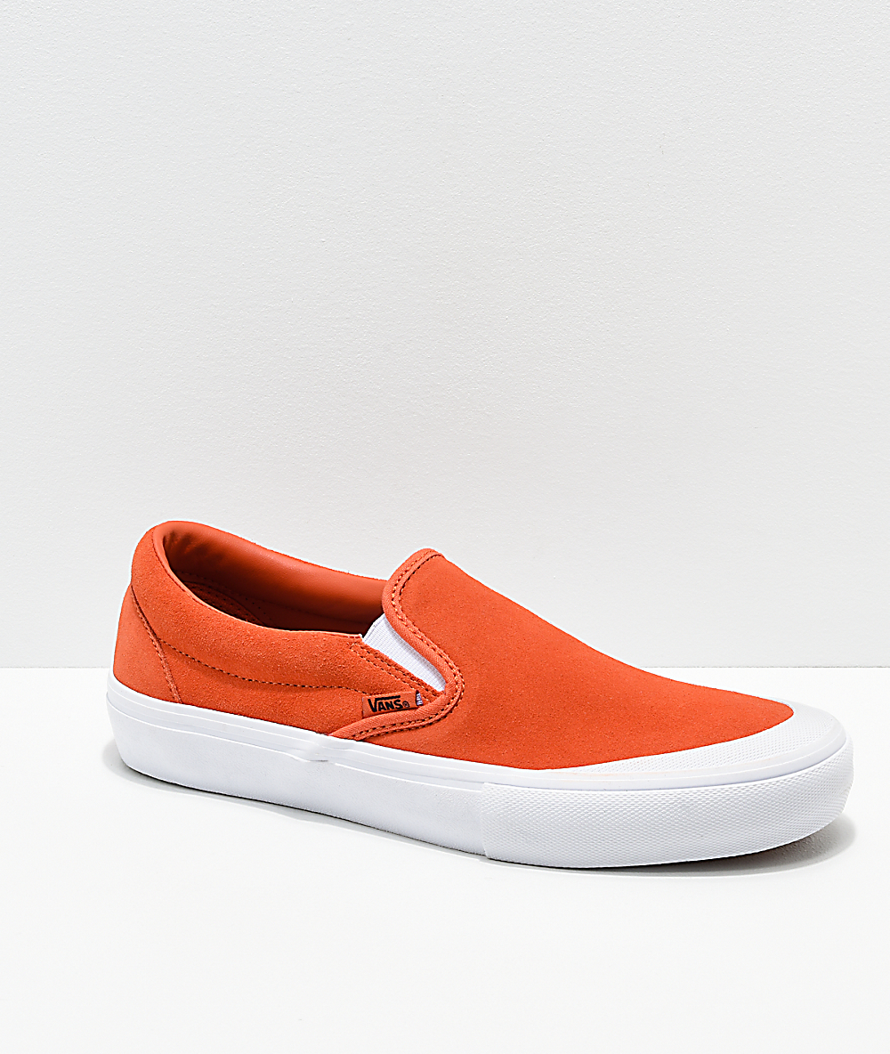 orange slip on vans Online Shopping for 