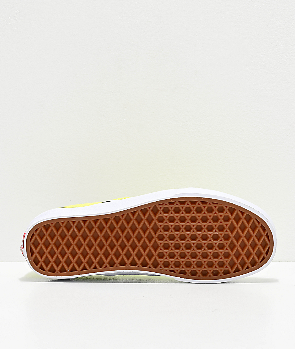 sharp green slip on vans