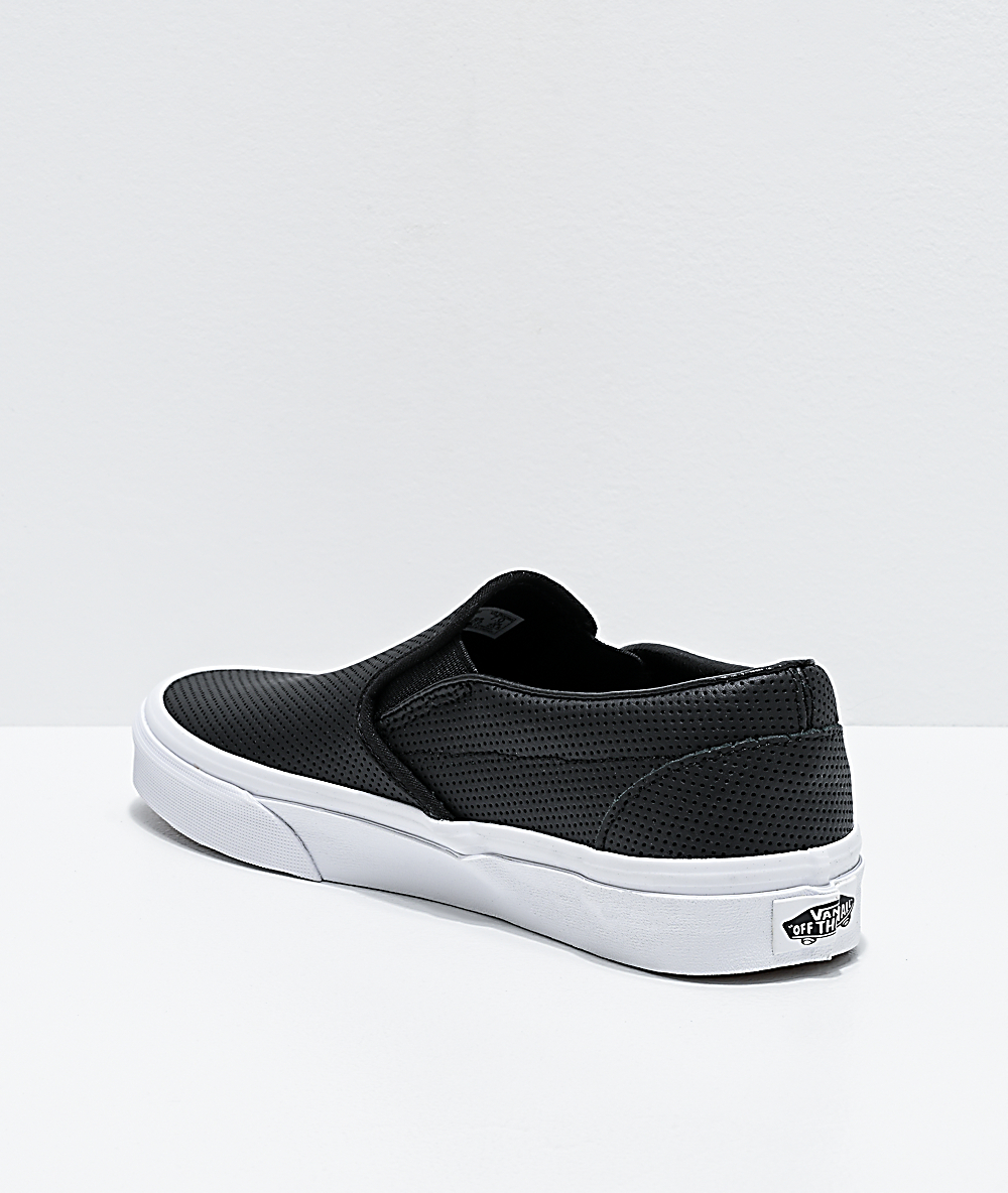 vans cuero negras