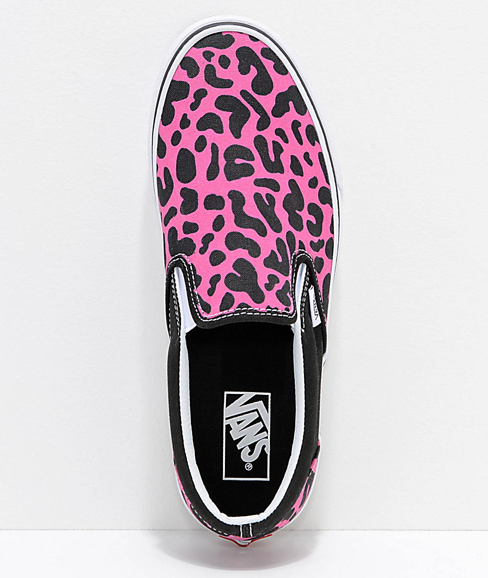 vans slip on mujer rosas