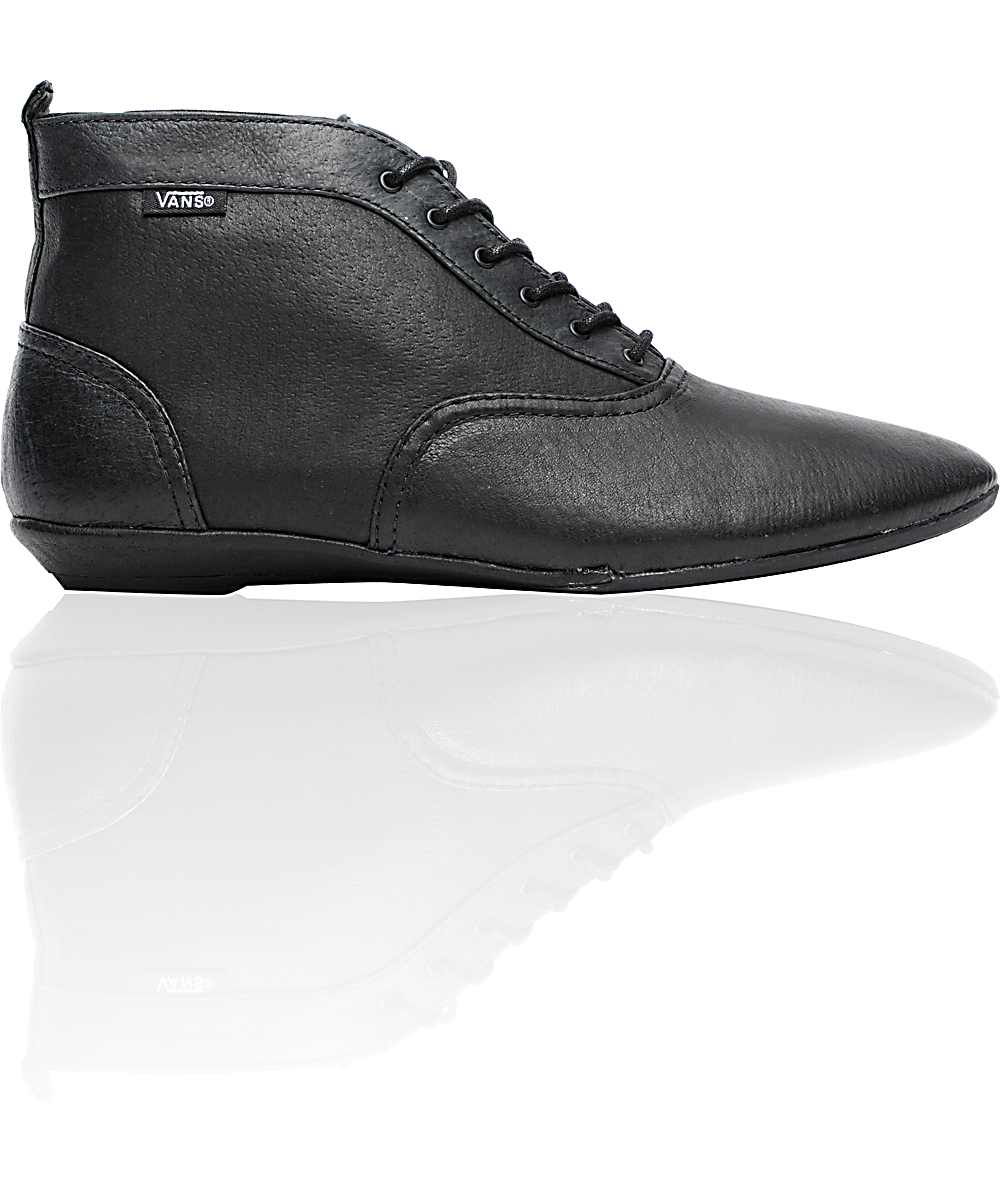 Vans Sophie Black Leather Boots | Zumiez