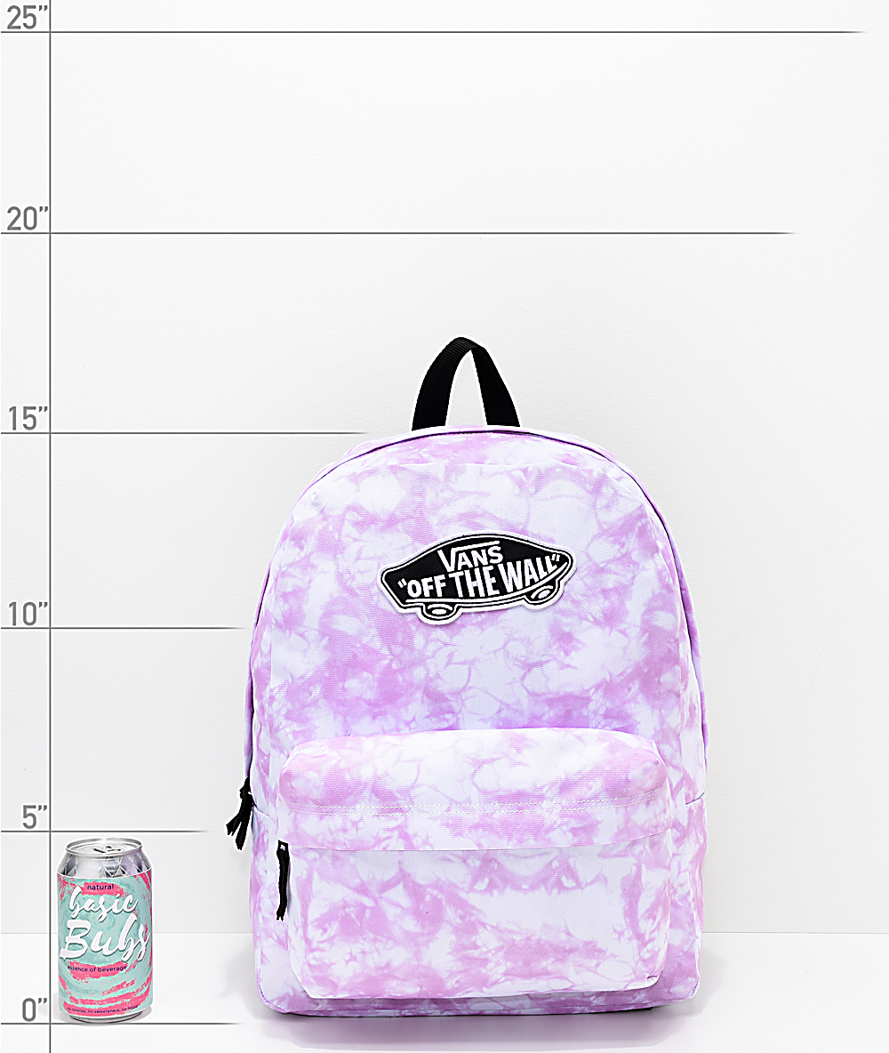 vans backpack white