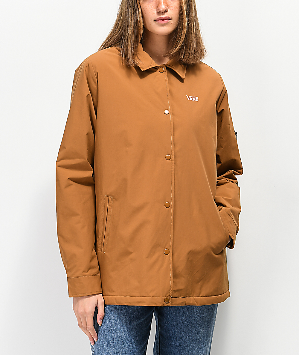 vans jacket Brown