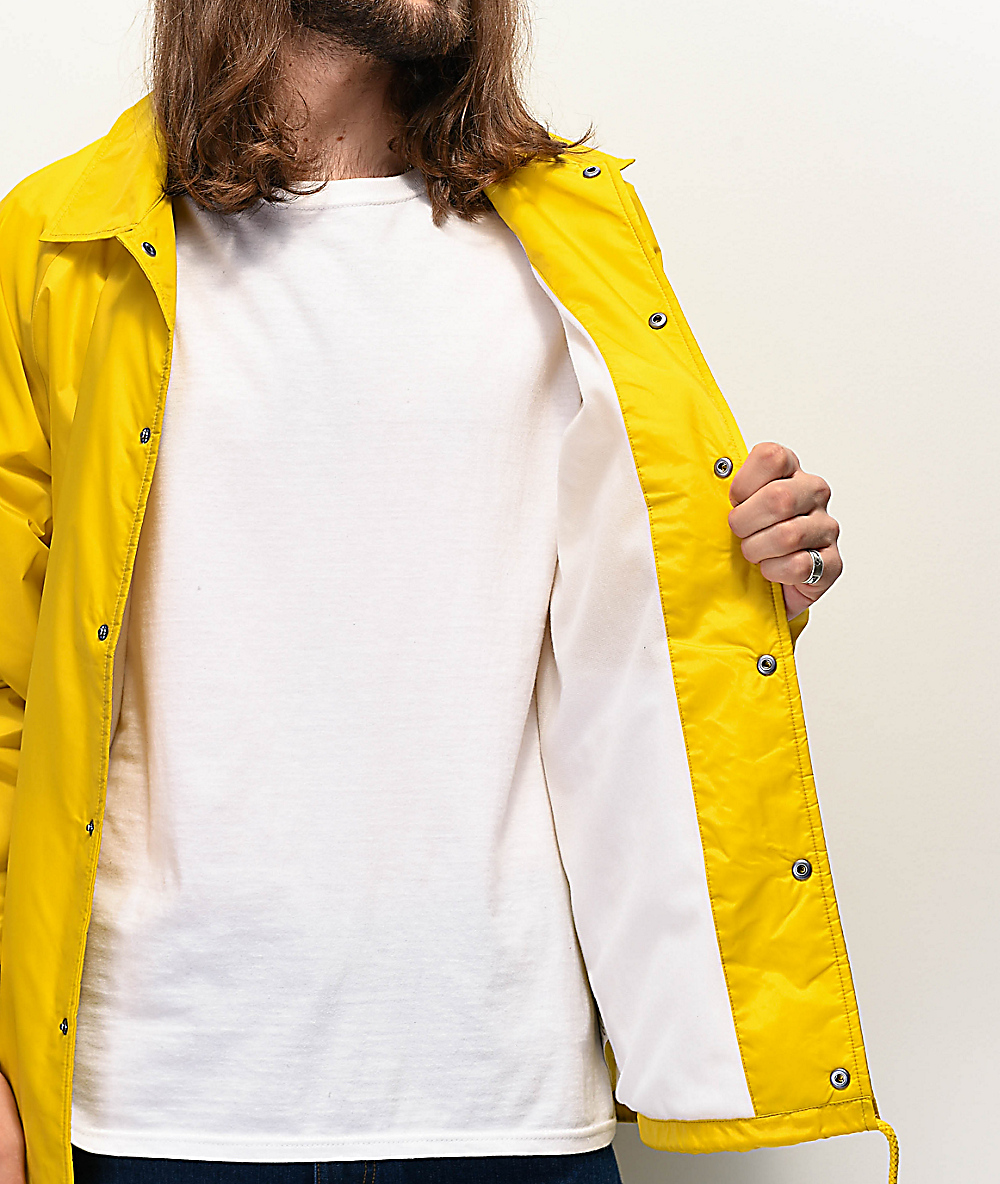 vans torrey jacket yellow