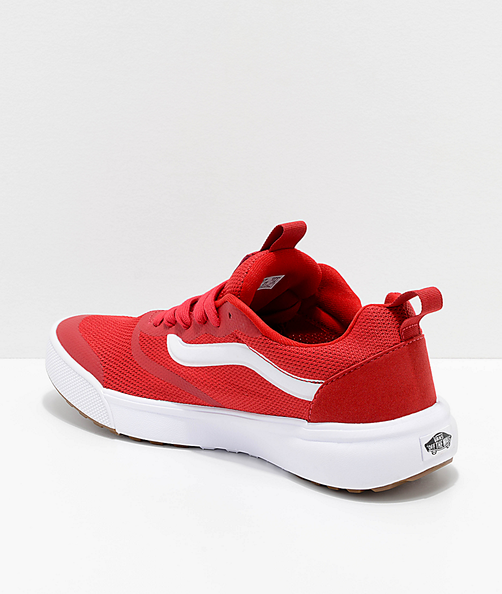 vans ropa hombre rojas