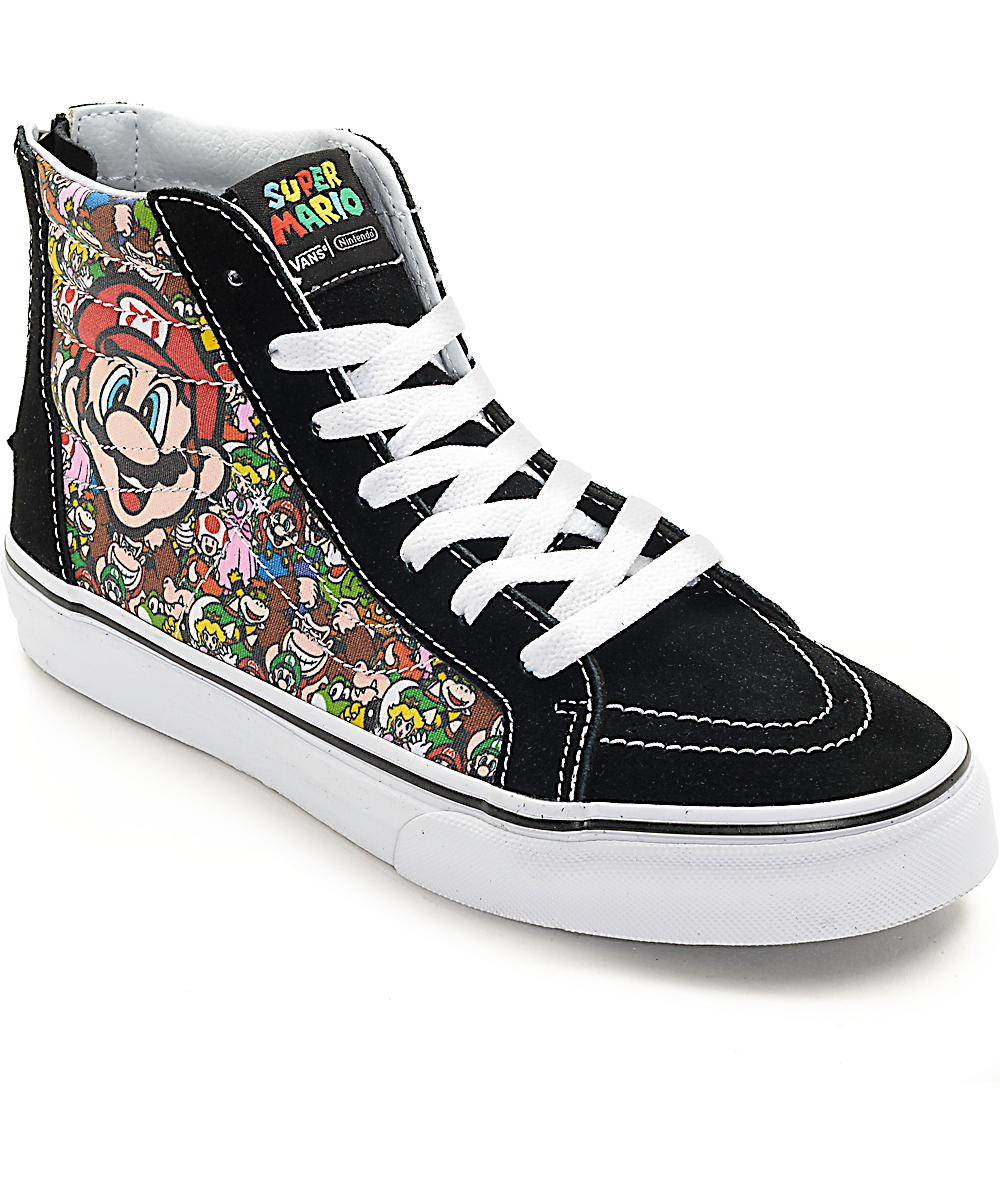 kids mario vans