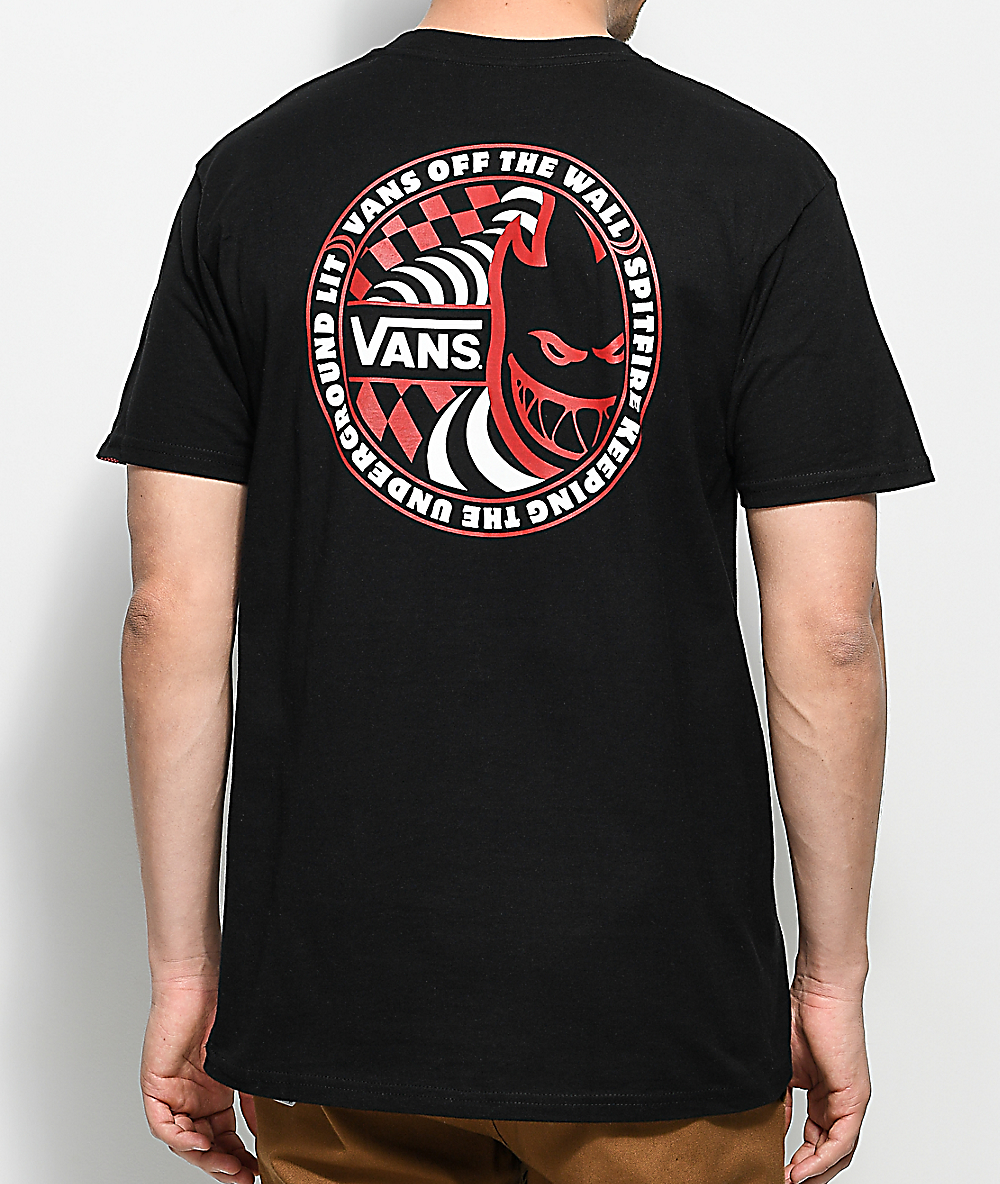 vans x spitfire t shirt