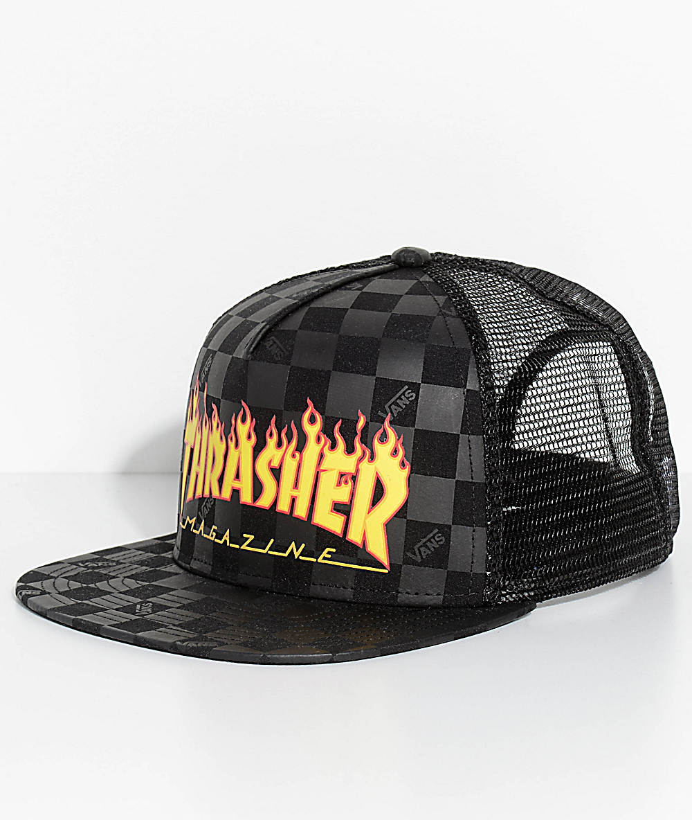 vans x thrasher cap