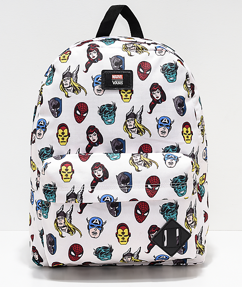 vans superhero backpack