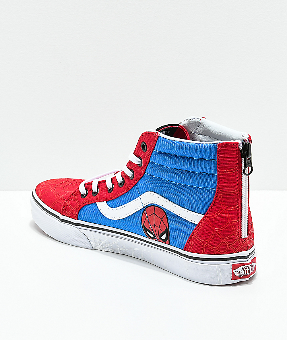 vans high top rojas