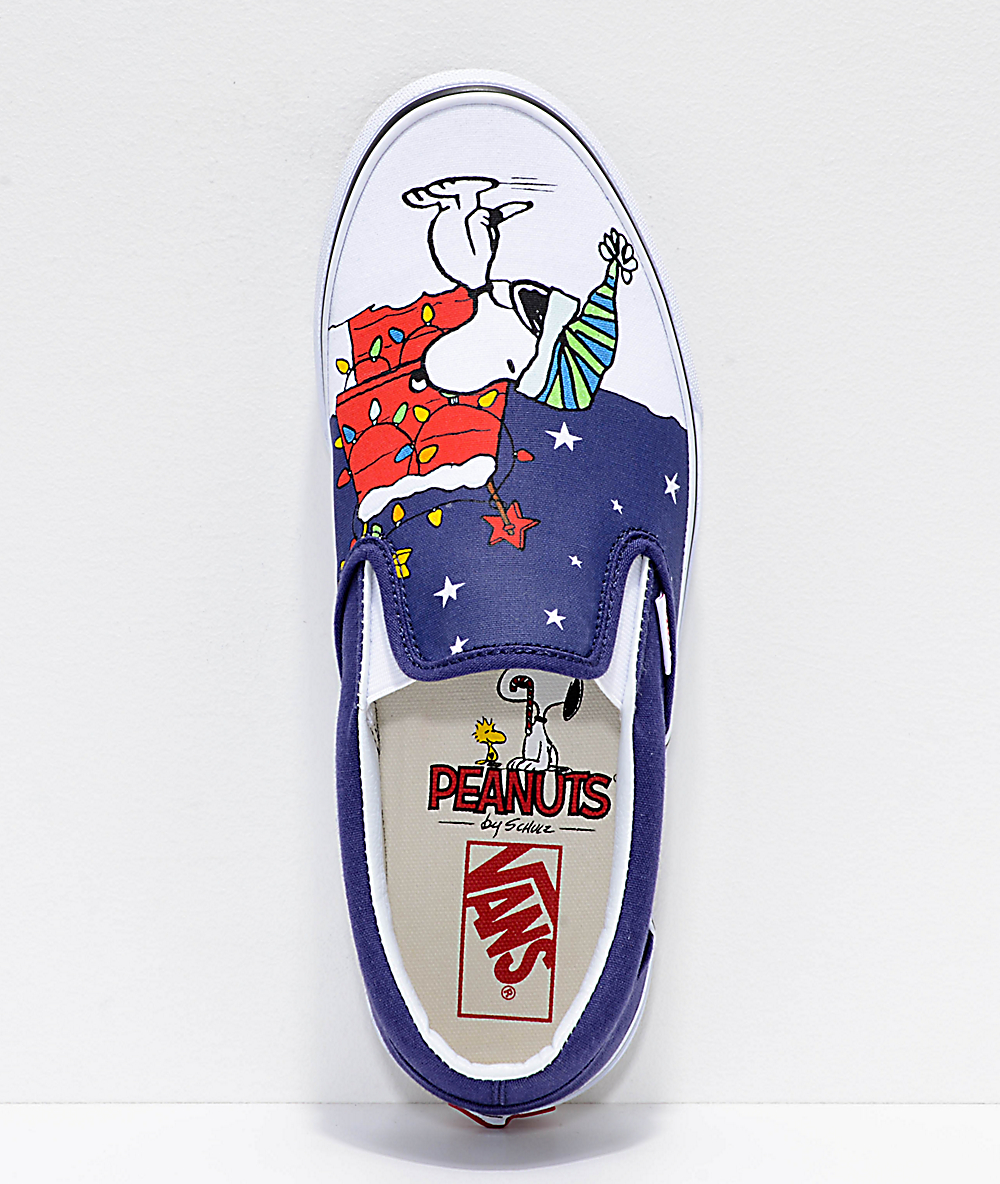 vans peanuts christmas