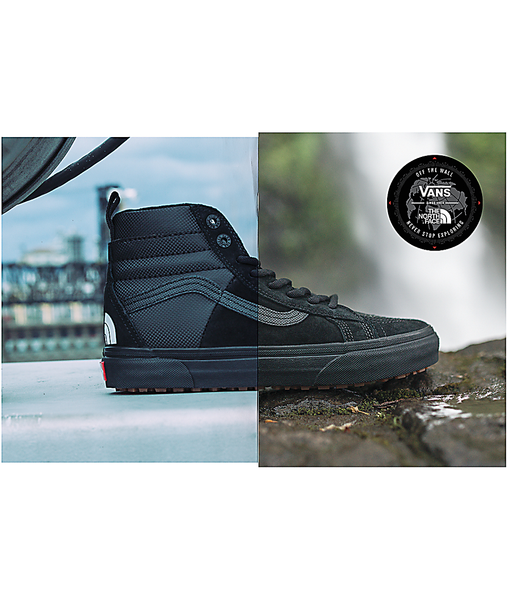 vans x north face sk8 hi