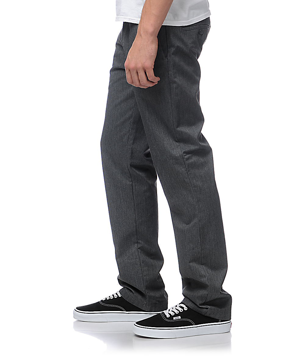 charcoal chino pants