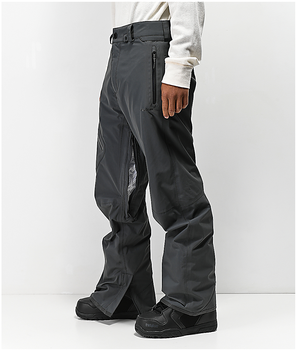 Volcom Gore Tex Pantalones De Snowboard En Negro Zumiez