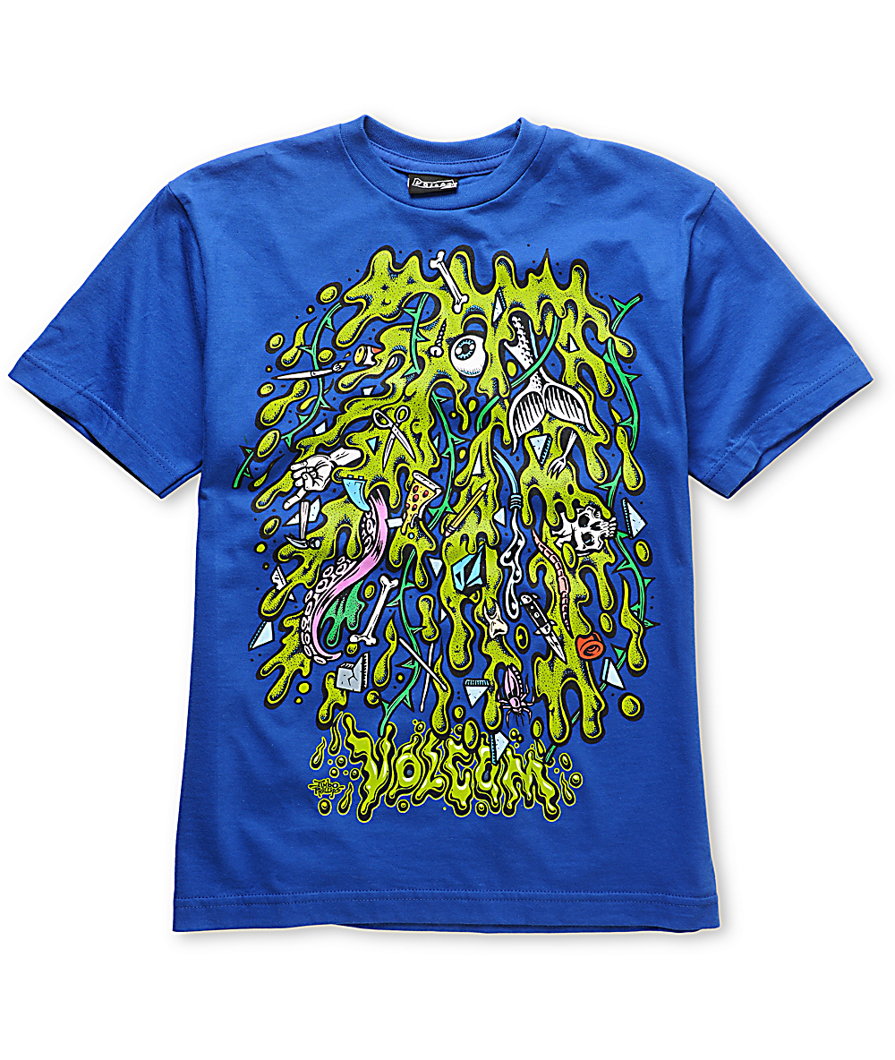 Volcom Jimbo Phillips Barfaroni Blue Boys T-Shirt | Zumiez