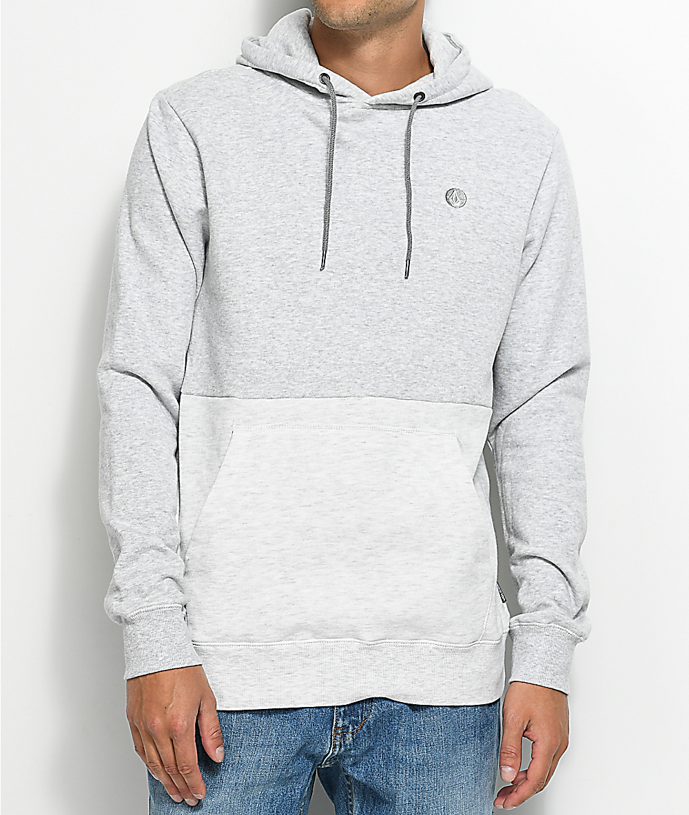 volcom grey hoodie