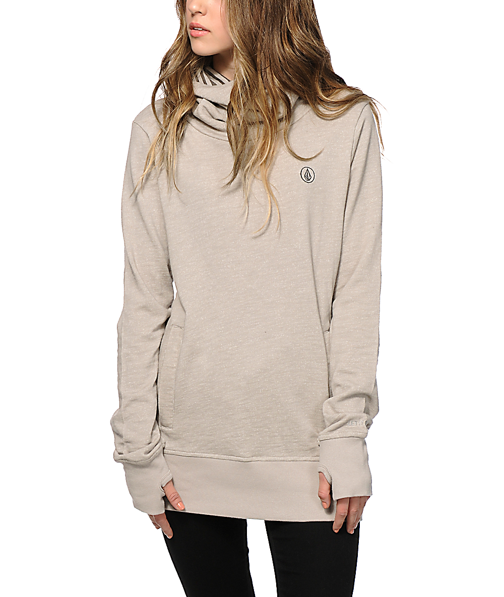 volcom women's tower pullover fleece