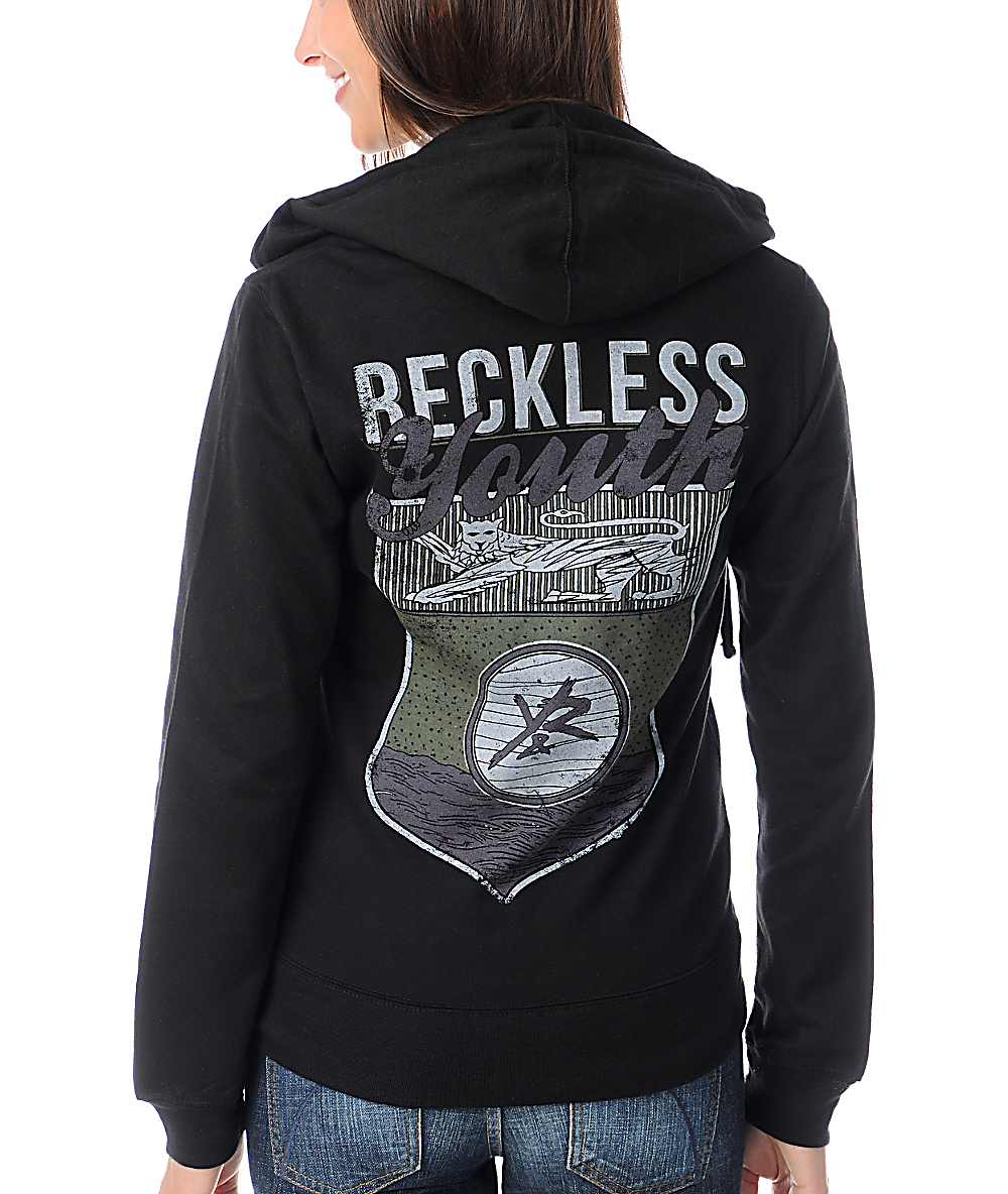 young and reckless hoodie womens