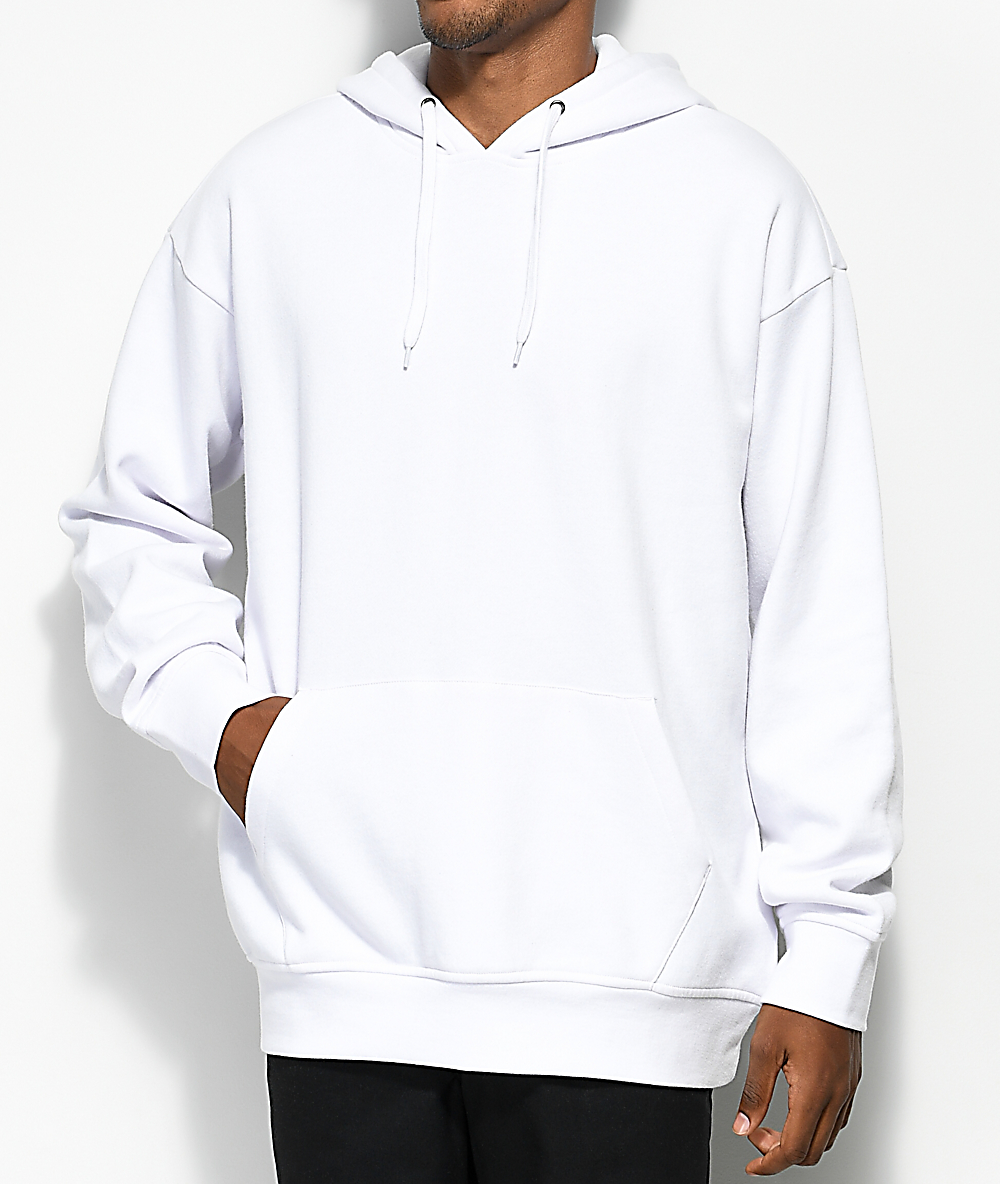 white basic sweatshirt