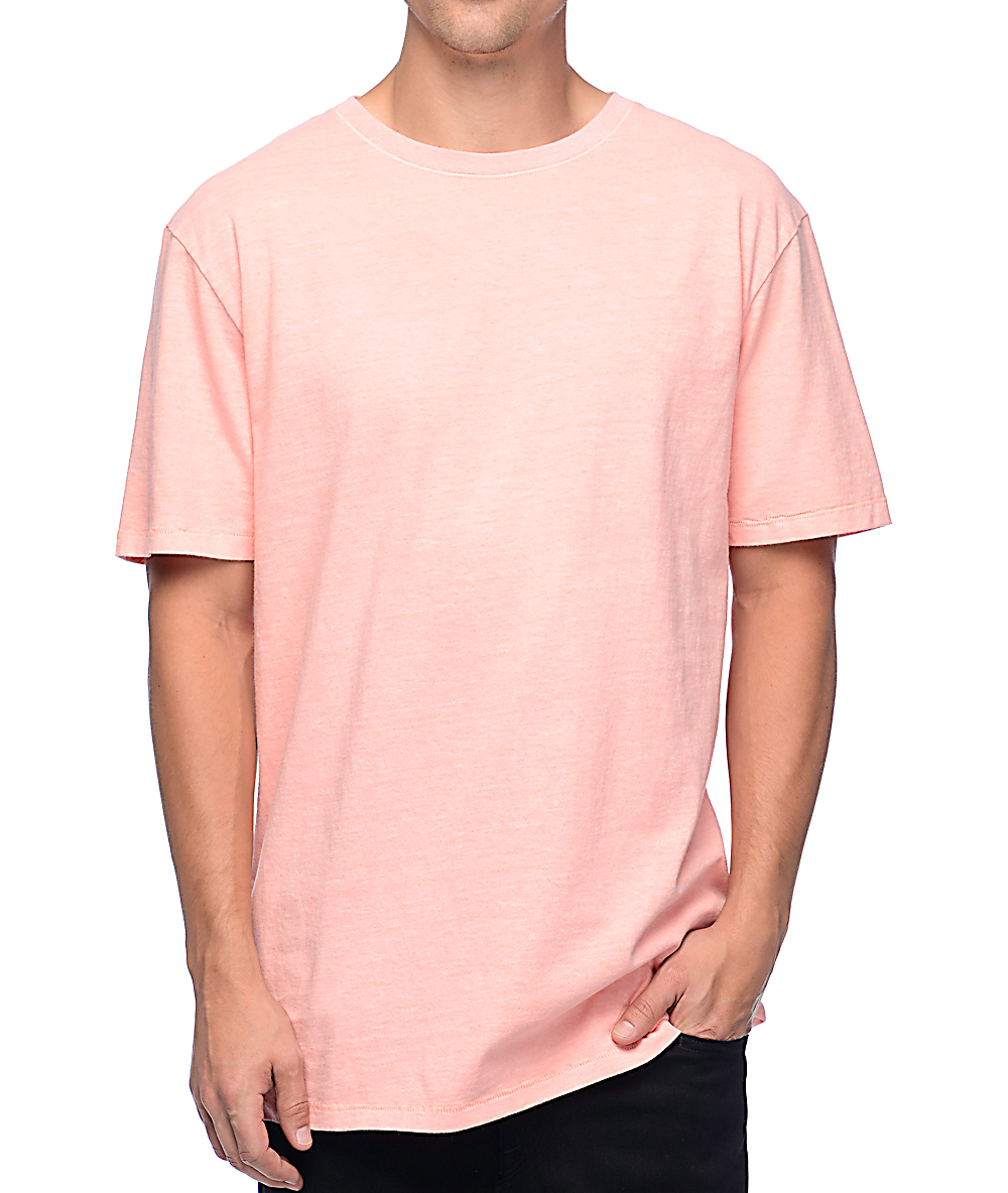 Zine Alta Pink Pigment Dyed T Shirt Zumiez