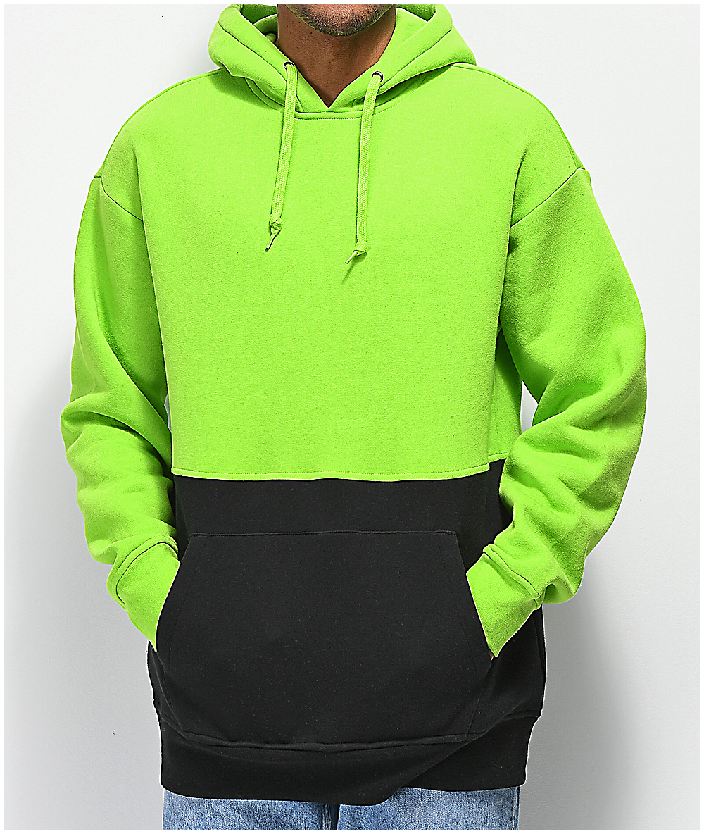 mens hoodie green