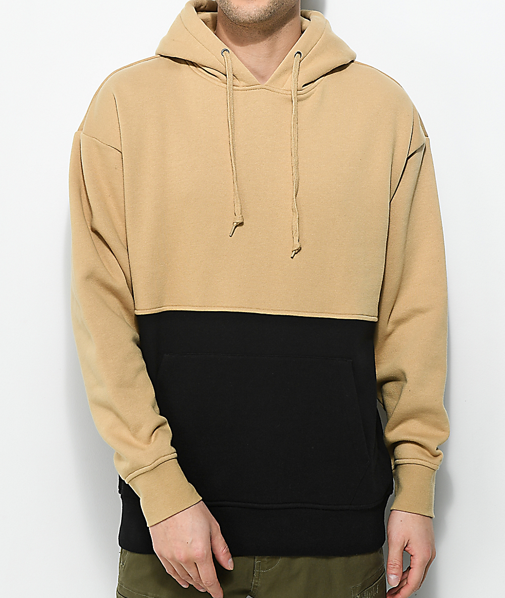 khaki color hoodie