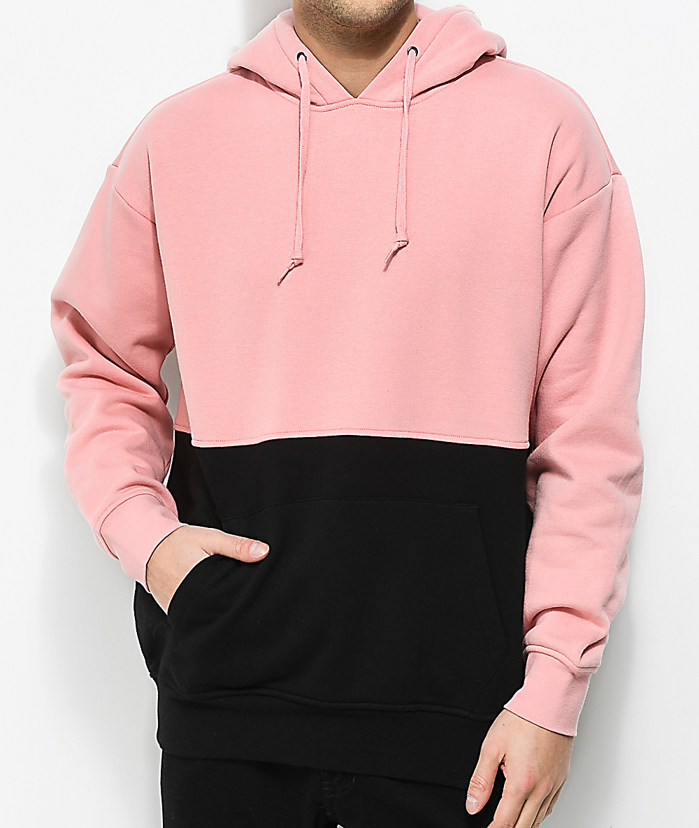 pink color hoodie