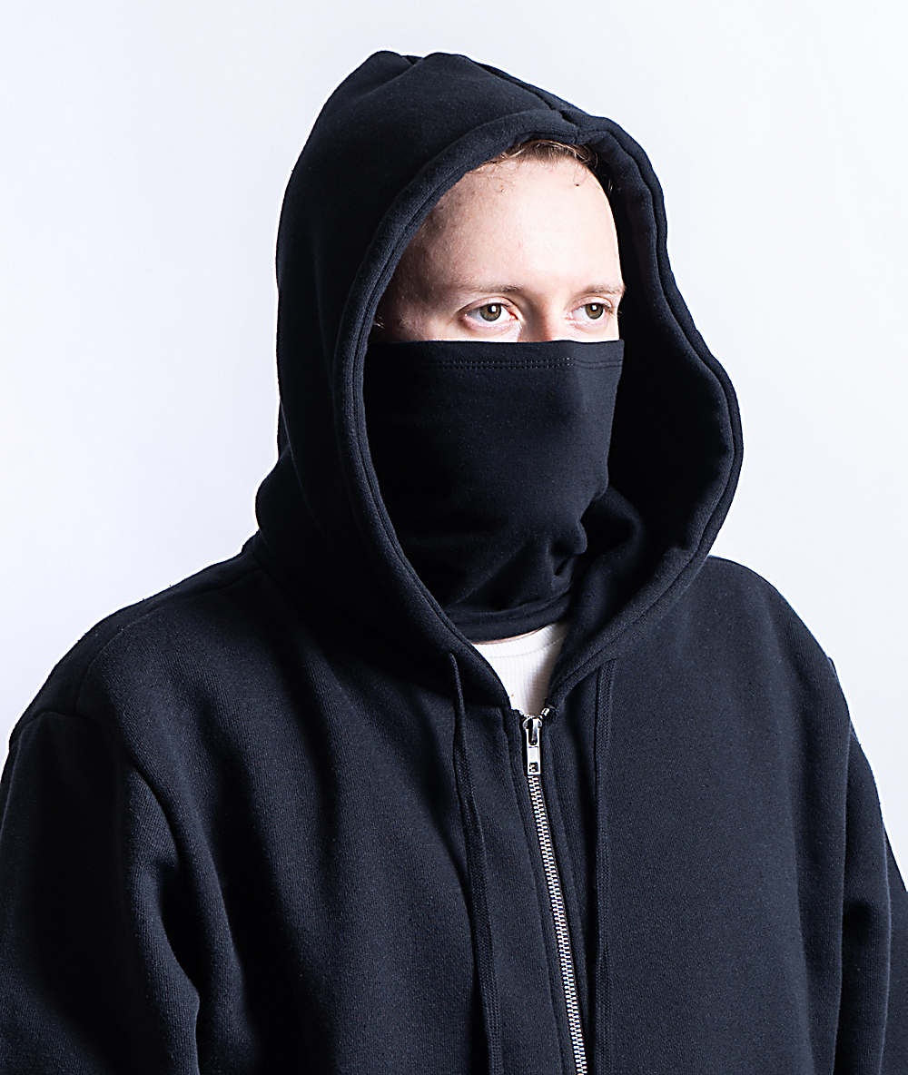 hoodie that covers face