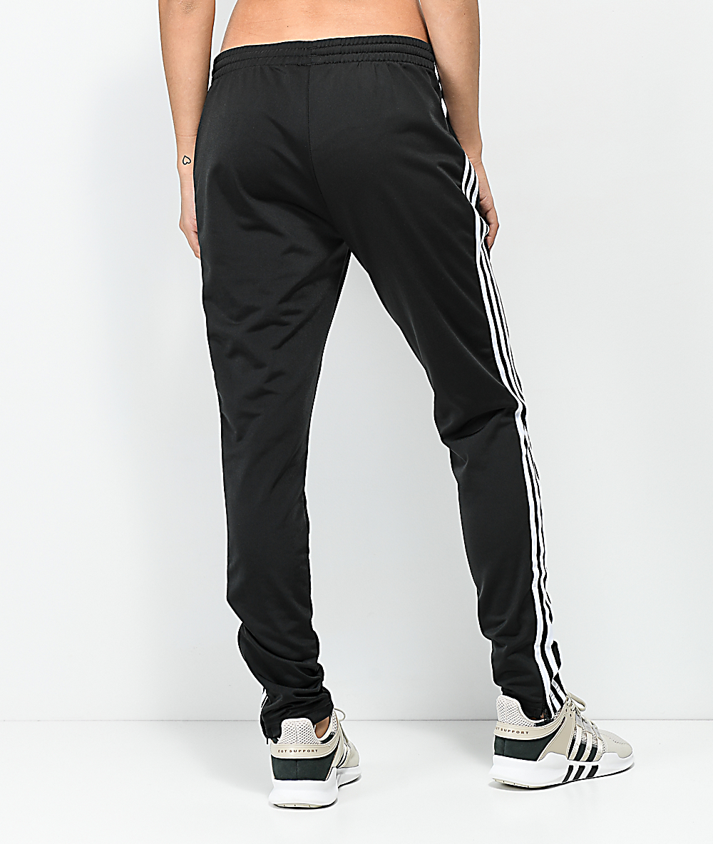 adidas pants 3 stripes black