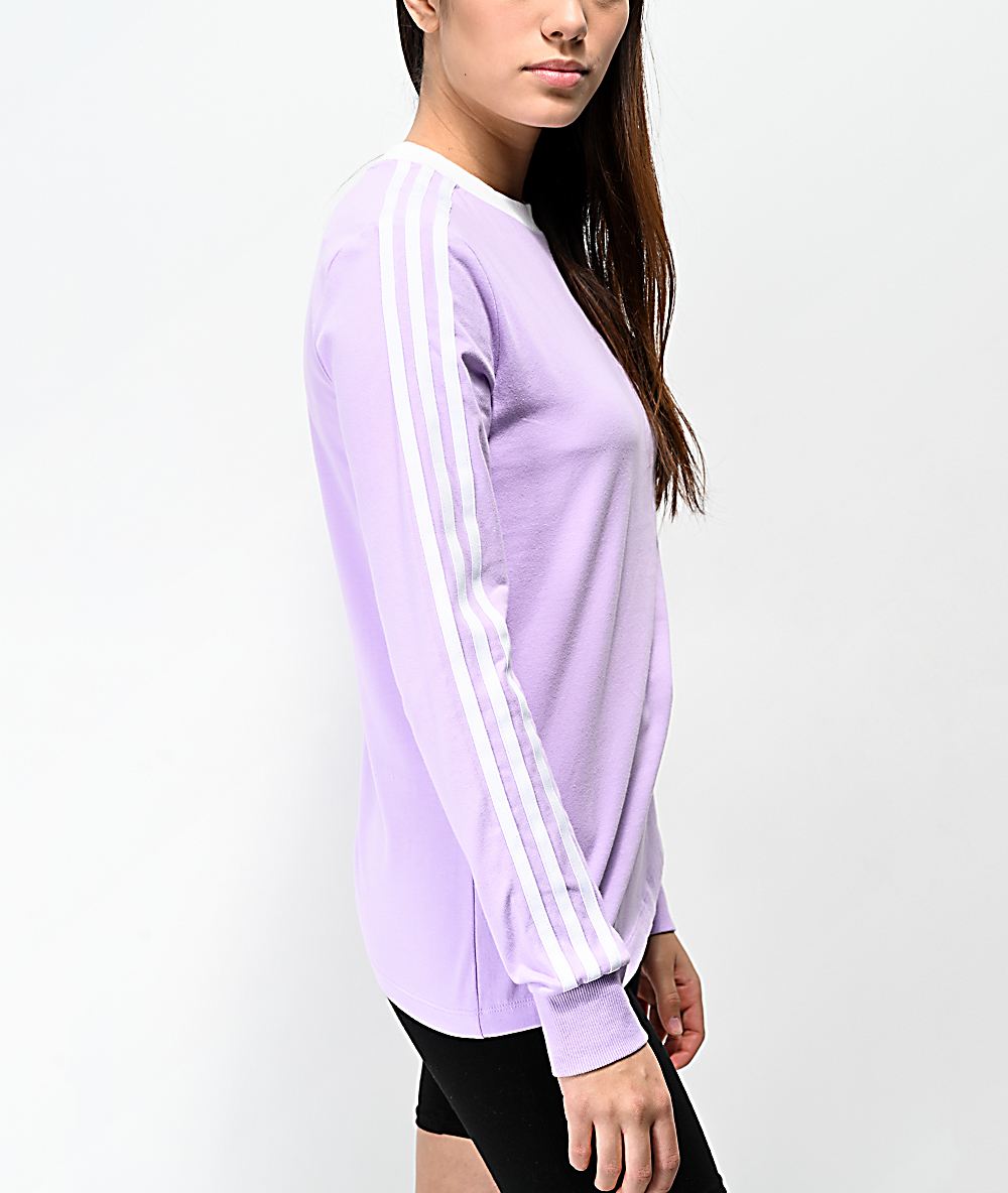 adidas purple long sleeve