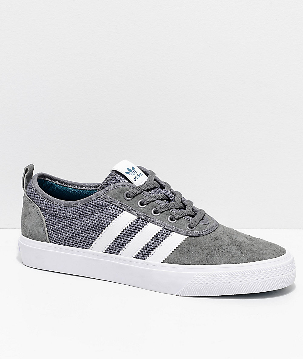 adidas AdiEase Grey & White Shoes adidas AdiEase Grey & White Shoes