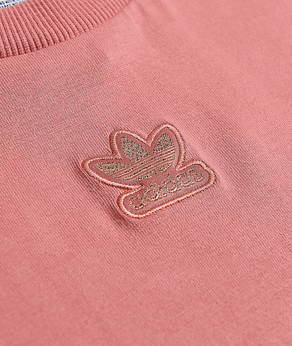 ash pink adidas shirt