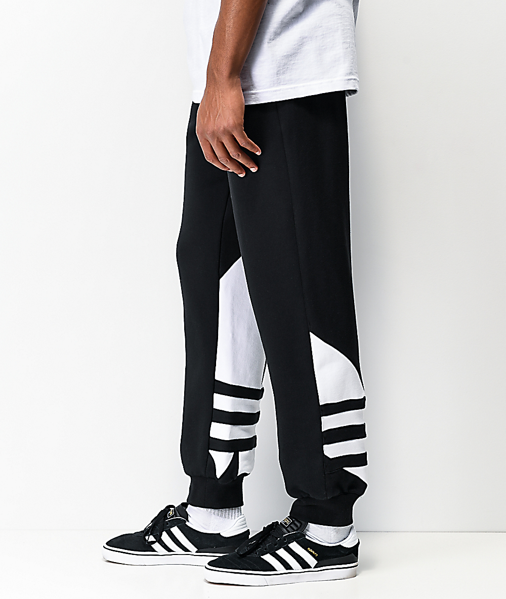 adidas sweatpants with logo on leg