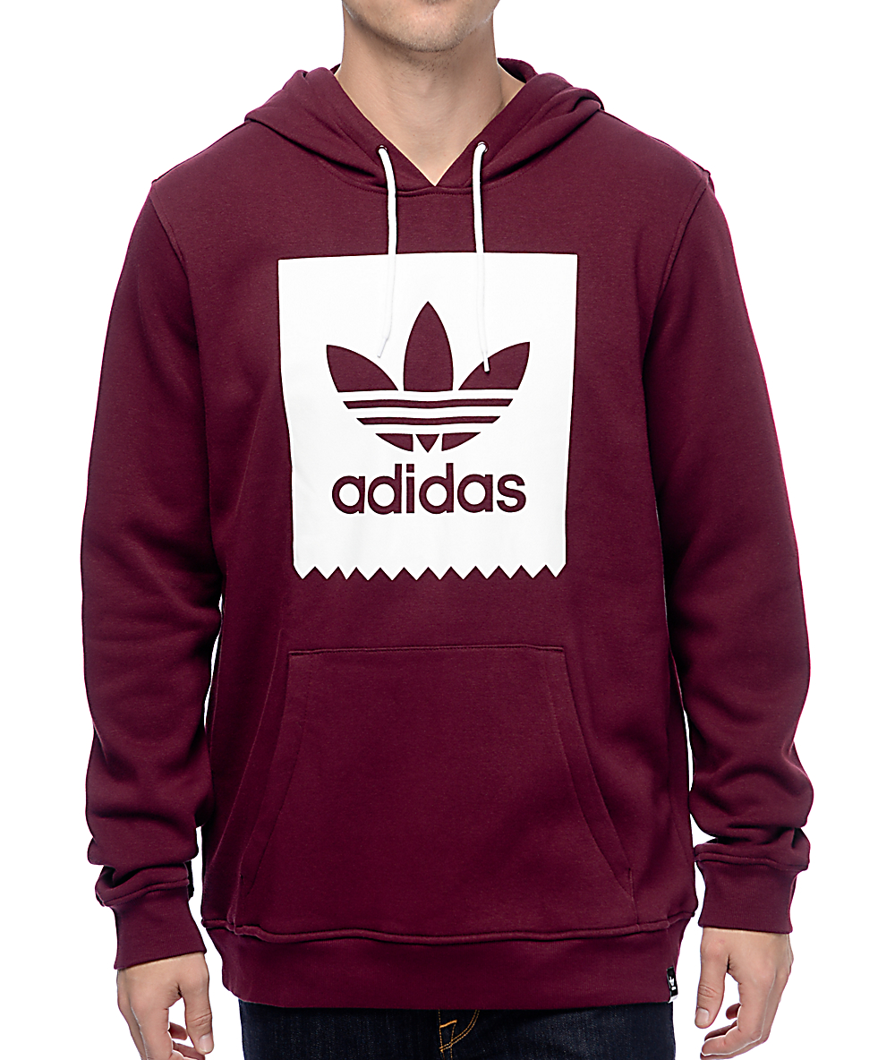 adidas maroon hoodie