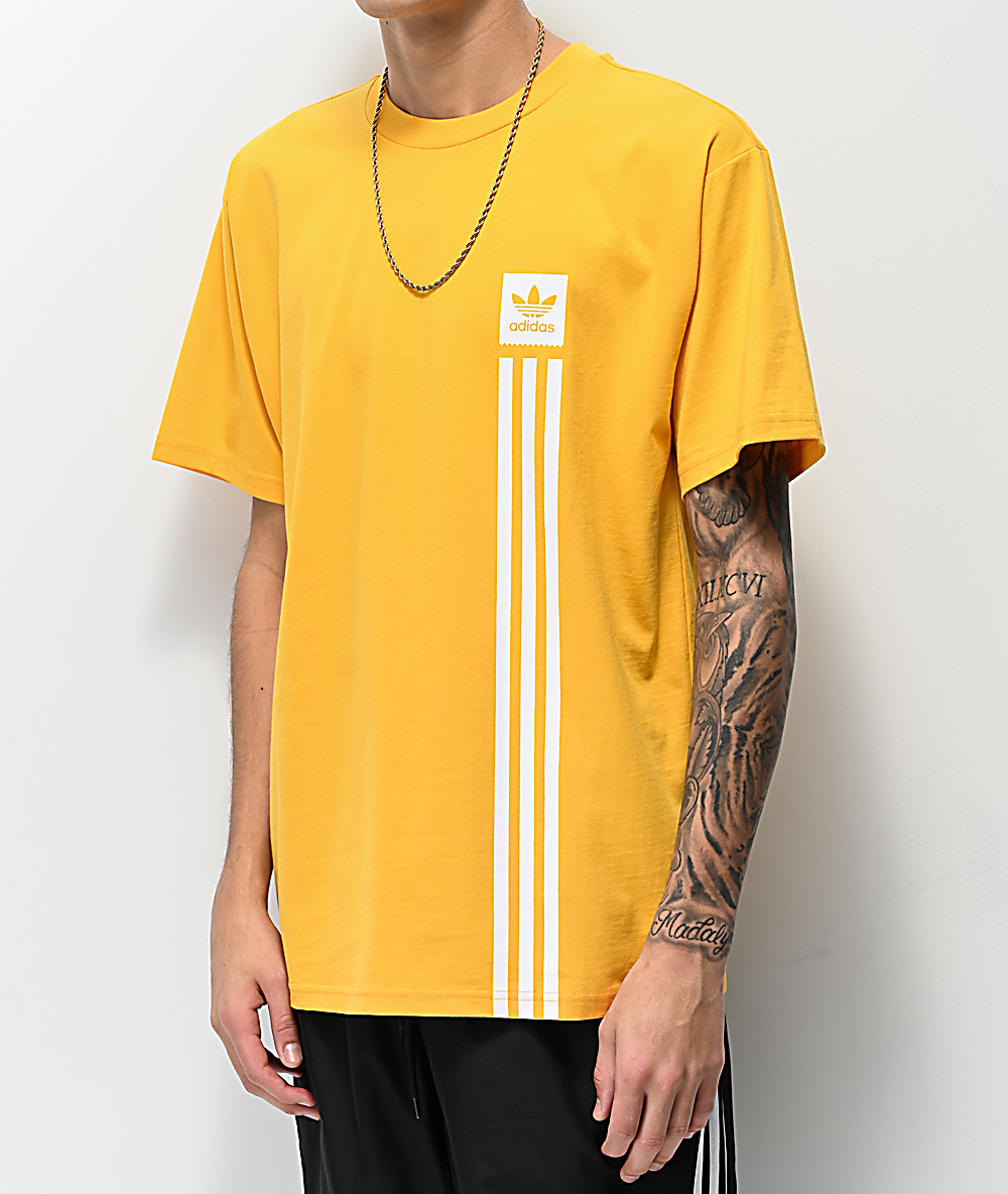 adidas tshirt gold