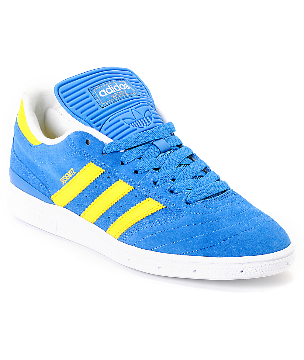 yellow adidas skate shoes