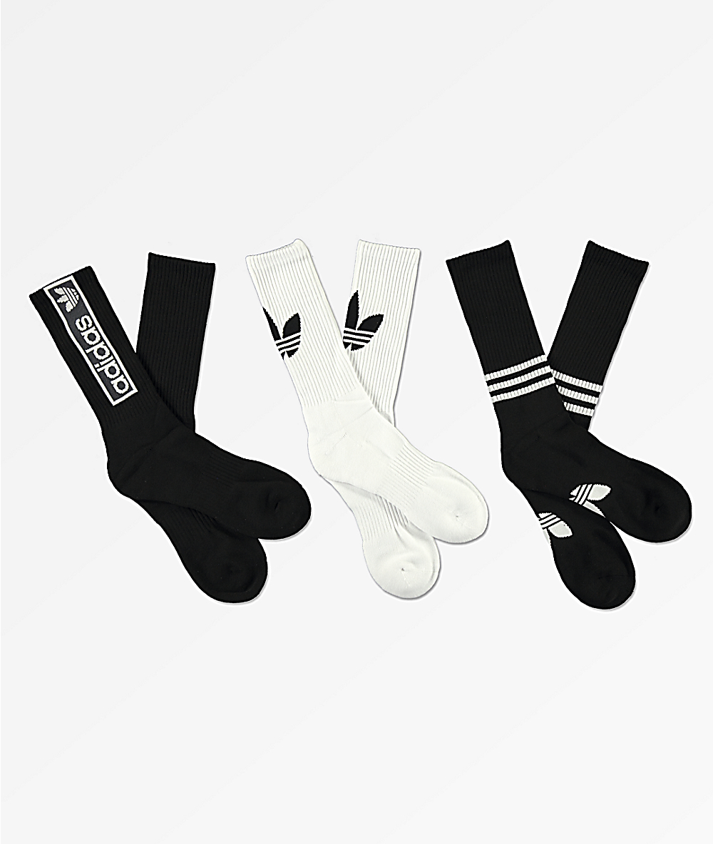 adidas front logo socks