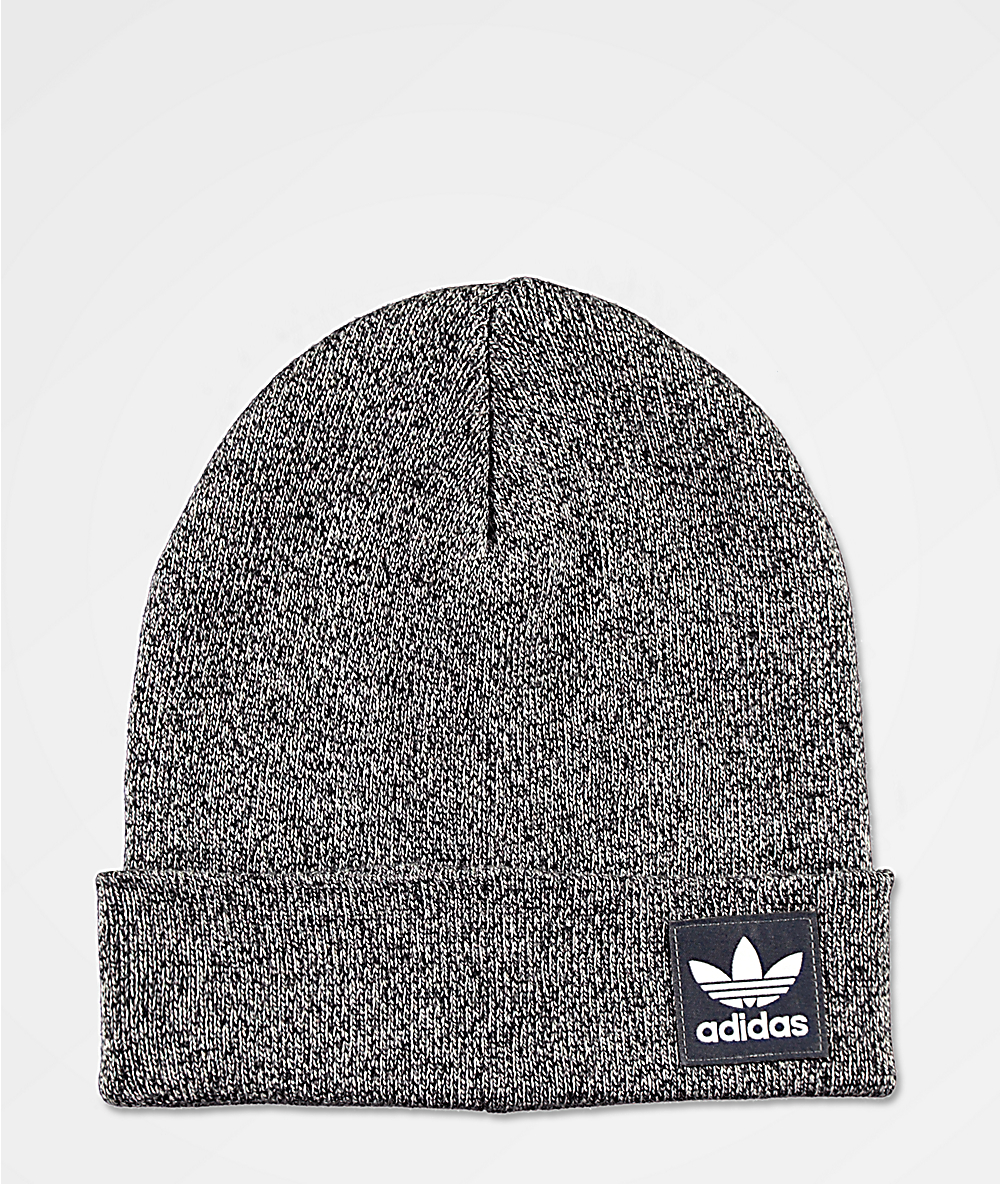 grey adidas beanie