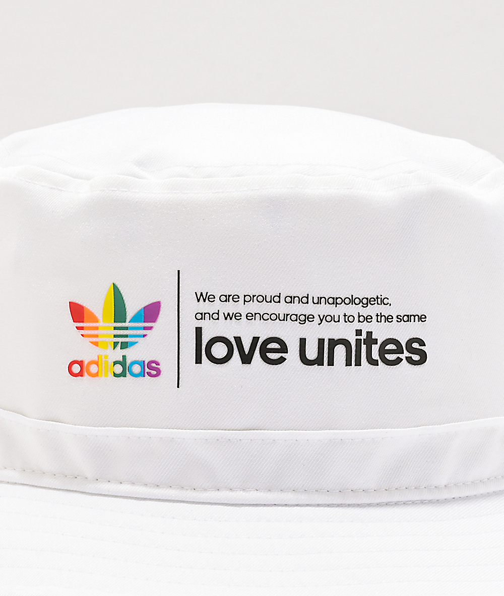pride adidas hat