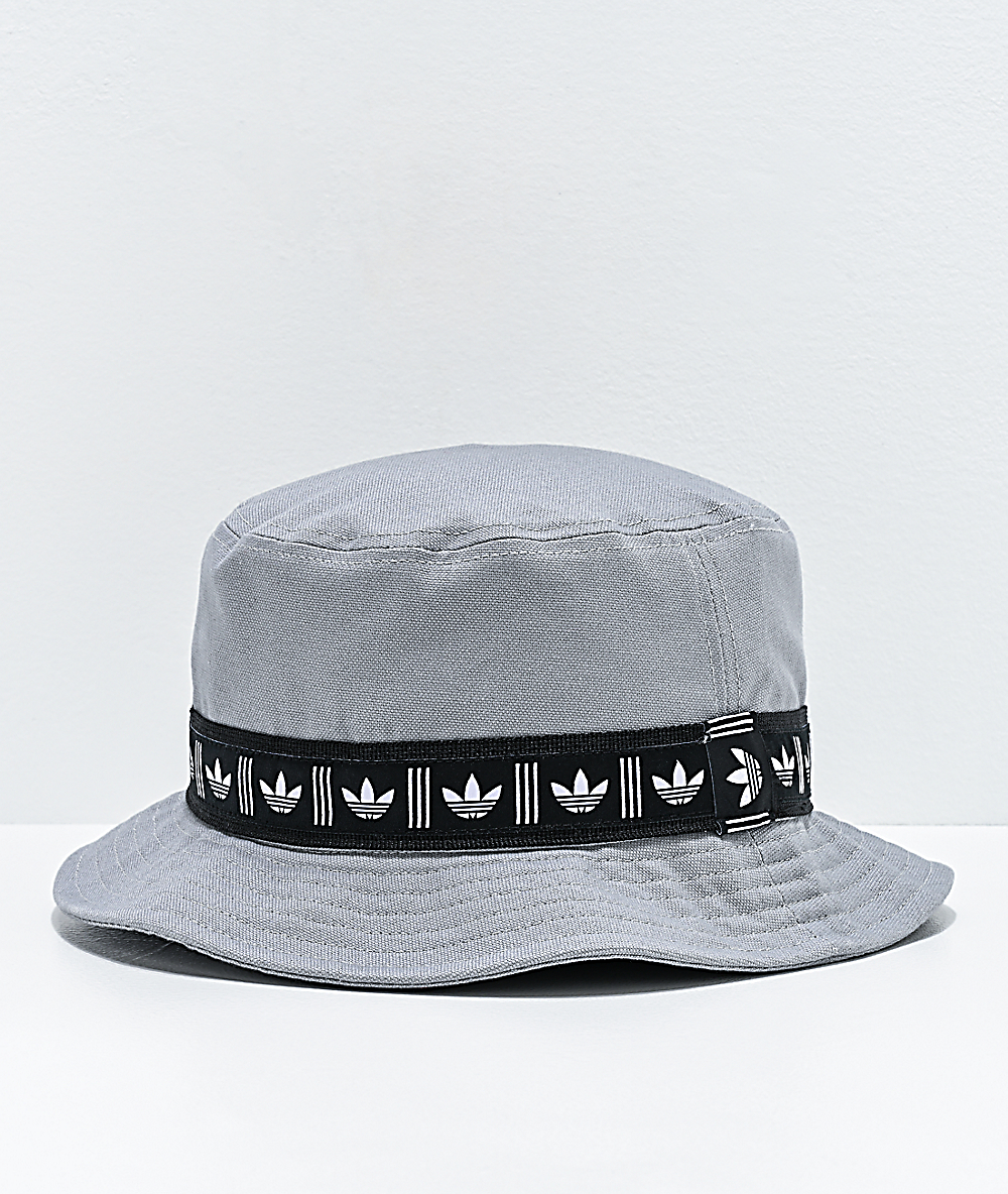 grey bucket hat