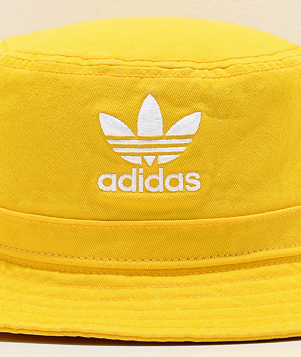 yellow adidas bucket hat