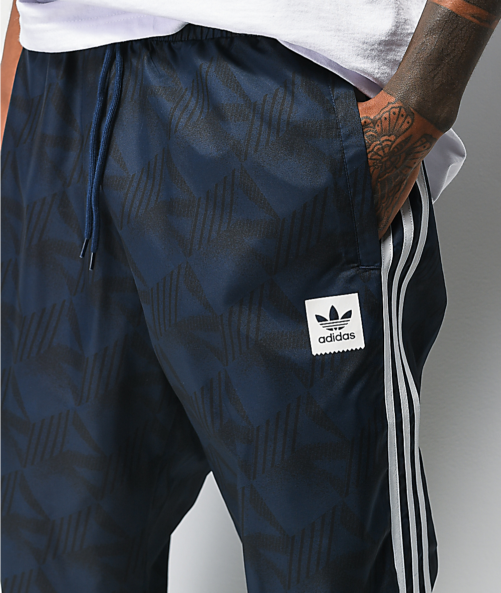 pants azul adidas