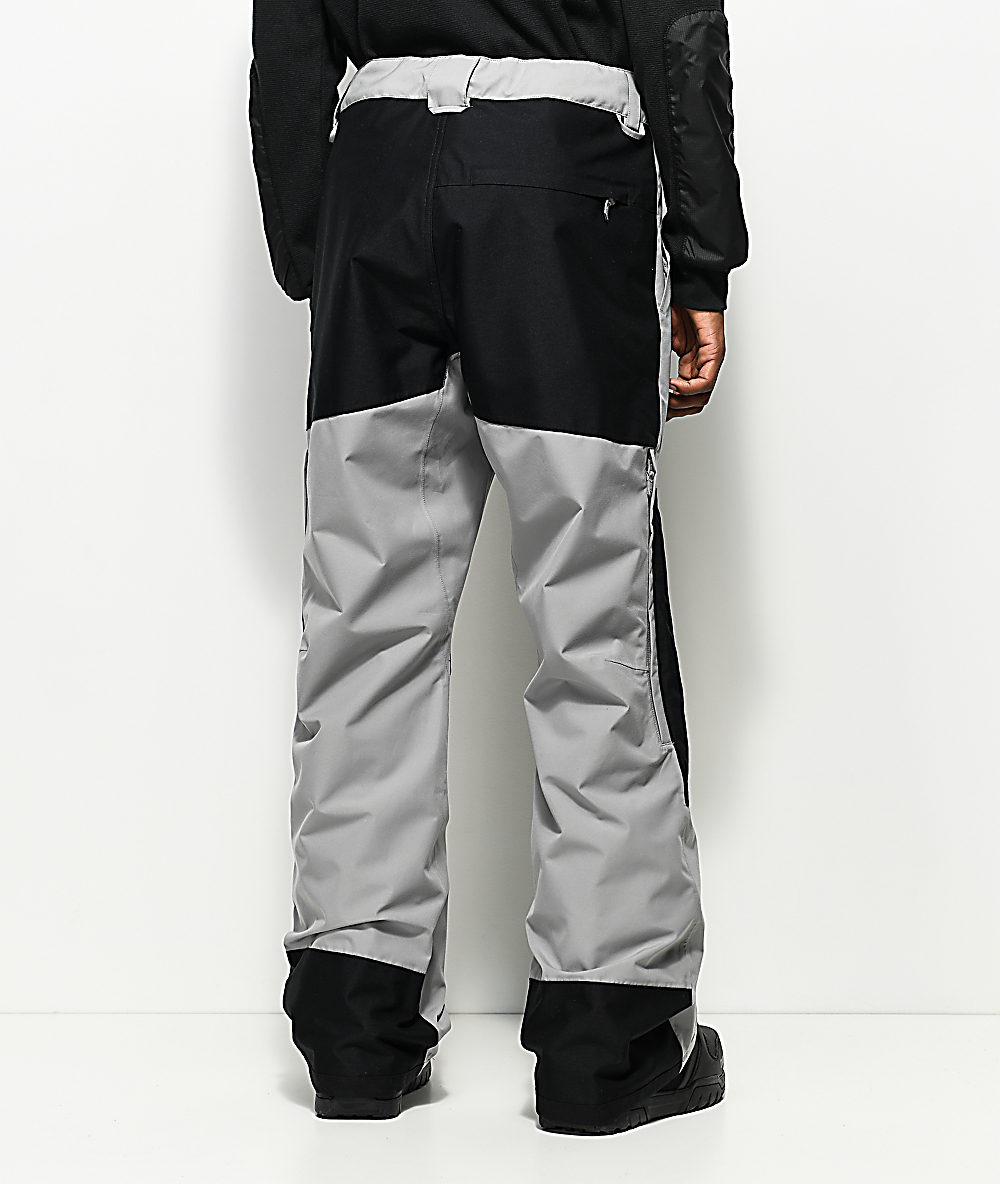 adidas Riding Pant Charcoal & Black 10k Snowboard Pants adidas Riding Pant Charcoal & Black 10k Snowboard Pants