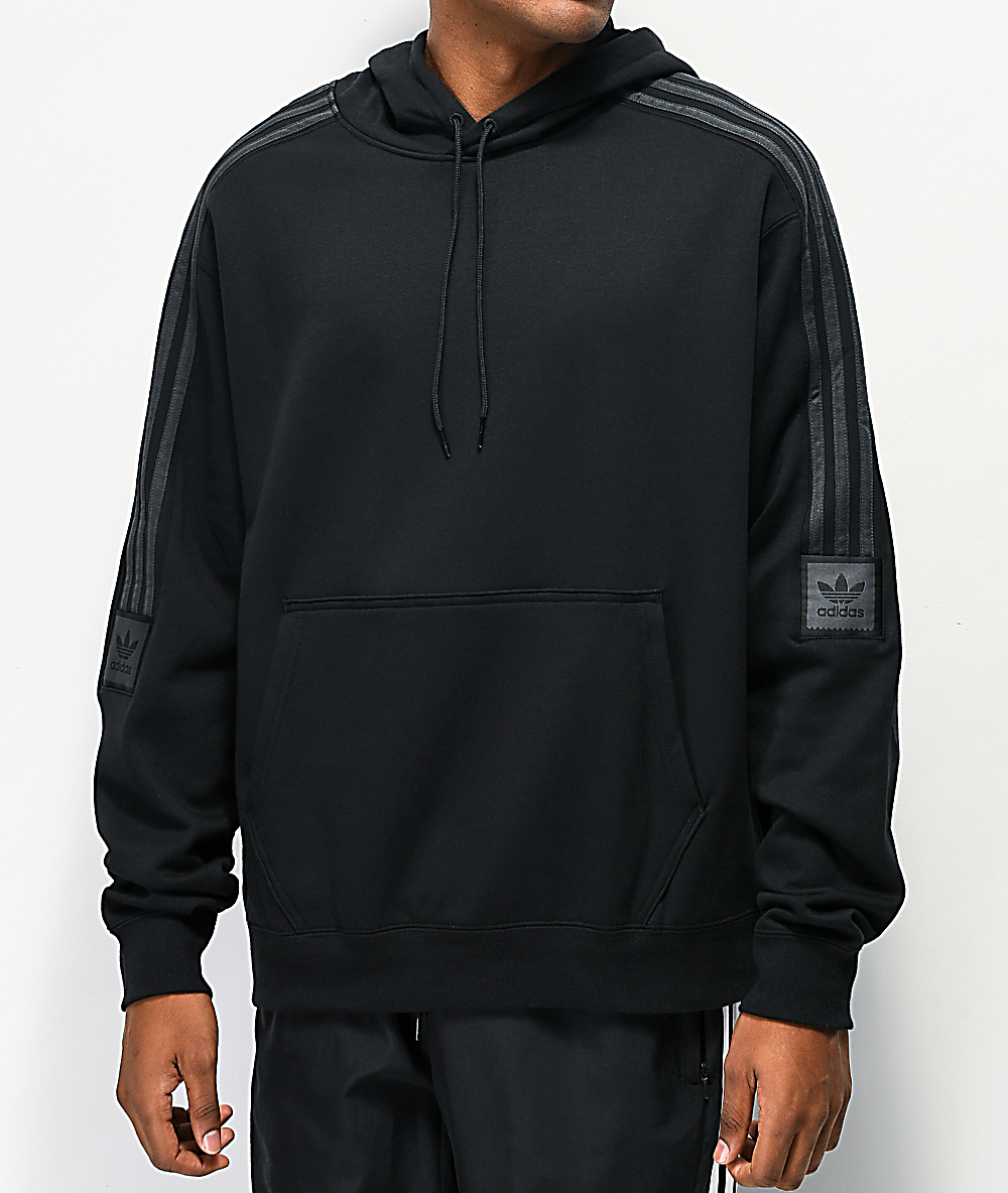 sudadera adidas negra capucha