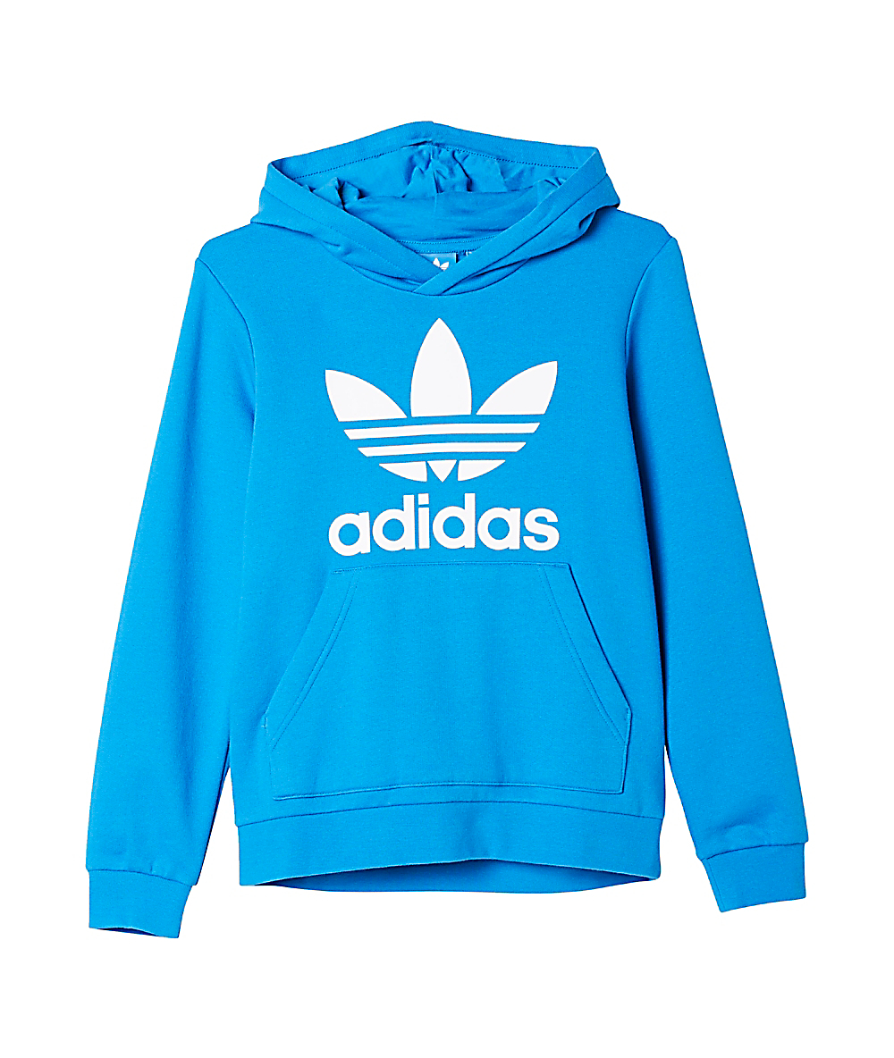 blue hoodie adidas