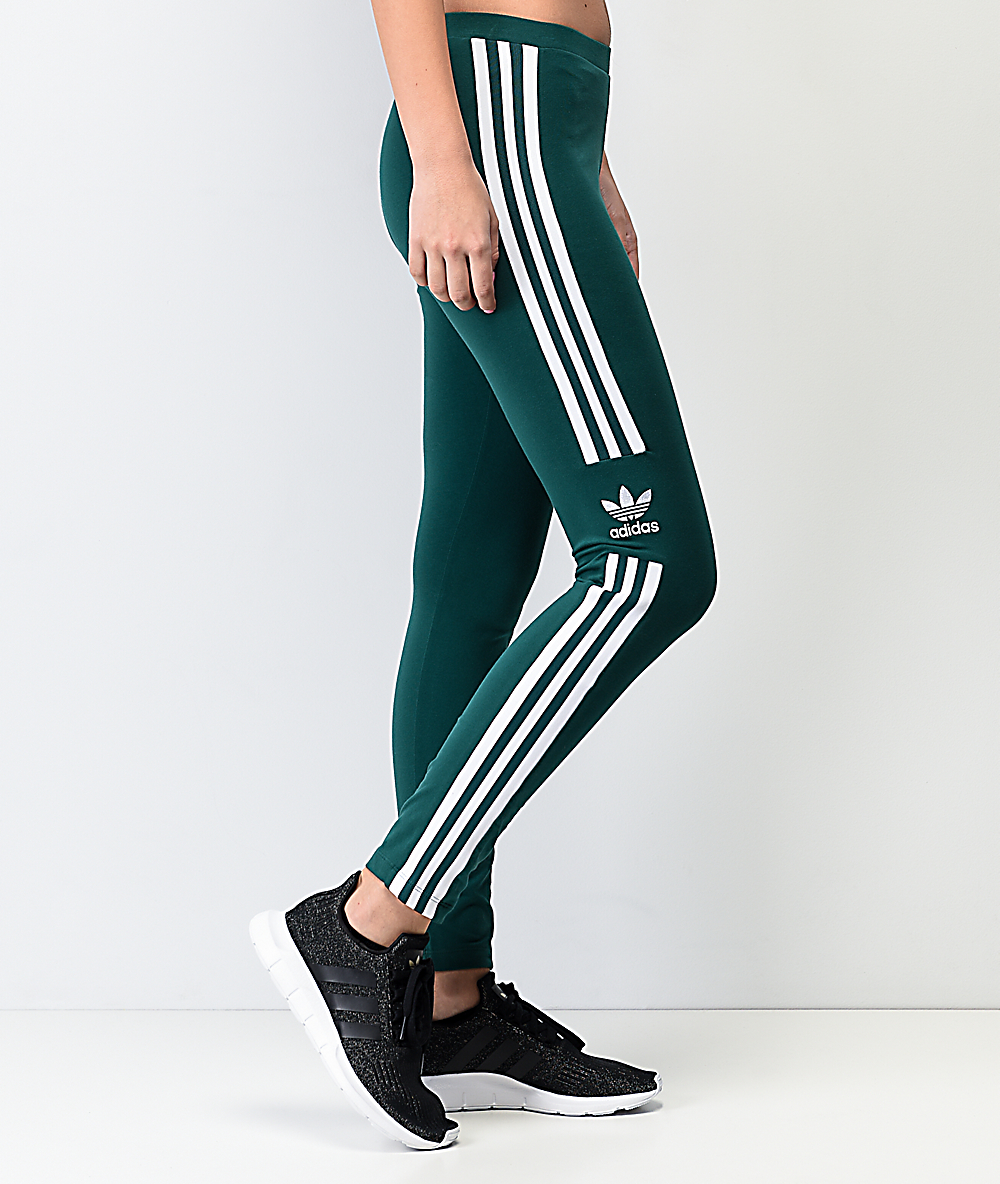 adidas green leggings