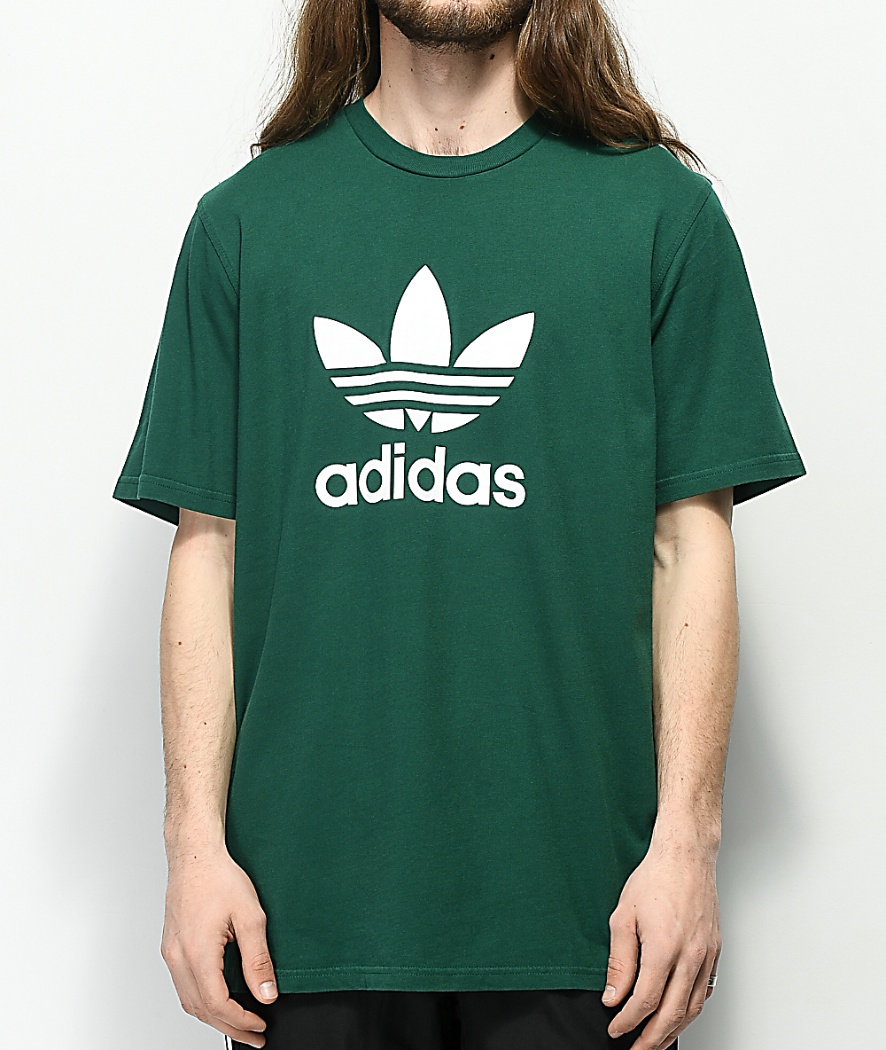 mens green adidas shirt